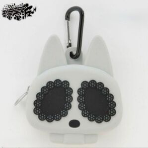 あのちゃん 電電電波 【 新品未使用 】シリコンポーチ ドクロ