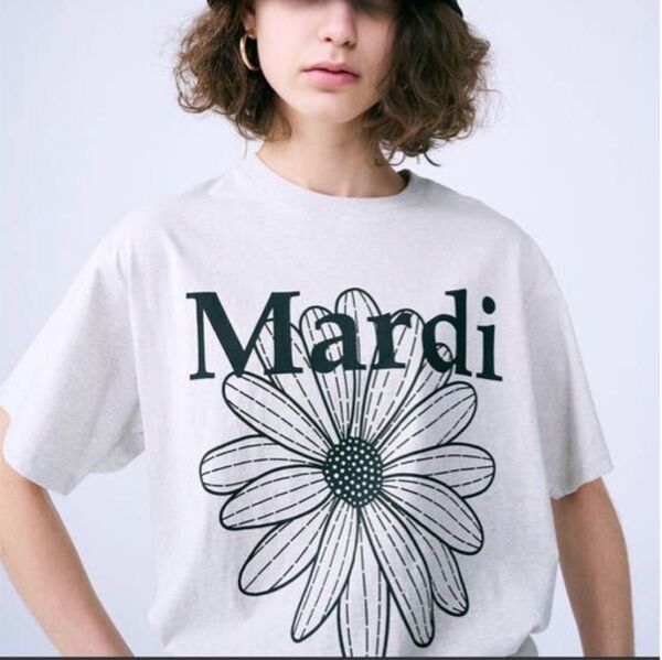 Mardi Tシャツ ライトグレー
