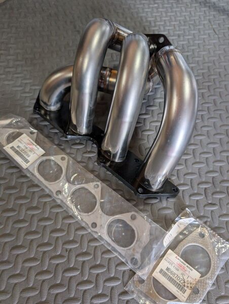 【未使用】三菱ミラージュ CJ4A用 Big on製EXマニホールド