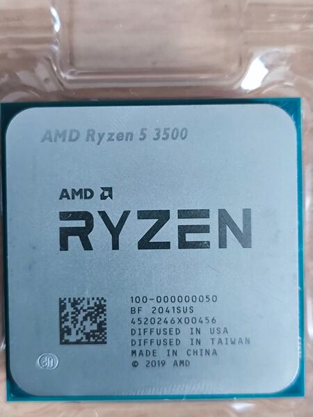 AMD Ryzen5 3500 6c6t 動作確認済み ※箱無しファン付き