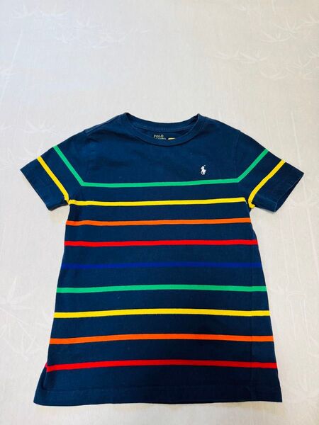 RALPH LAUREN ボーダー 半袖Tシャツ キッズ 130