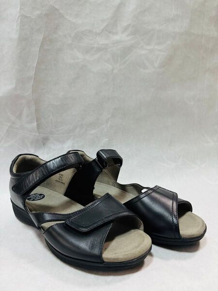 asahi medical walk サンダル 23.5 黒
