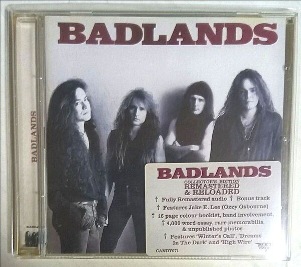 バッドランズ BADLANDS ROCK CANDY REMASTERED & RELOADED コレクターズエディション CD