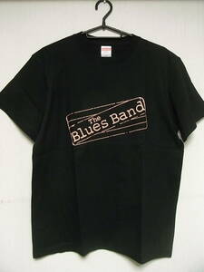 即決★即決★新品バンドＴシャツ★ブルース・バンド★THE BLUES BAND★ブラックボディ×肌色系ベージュプリント★S/M/L/XLサイズ対応可能