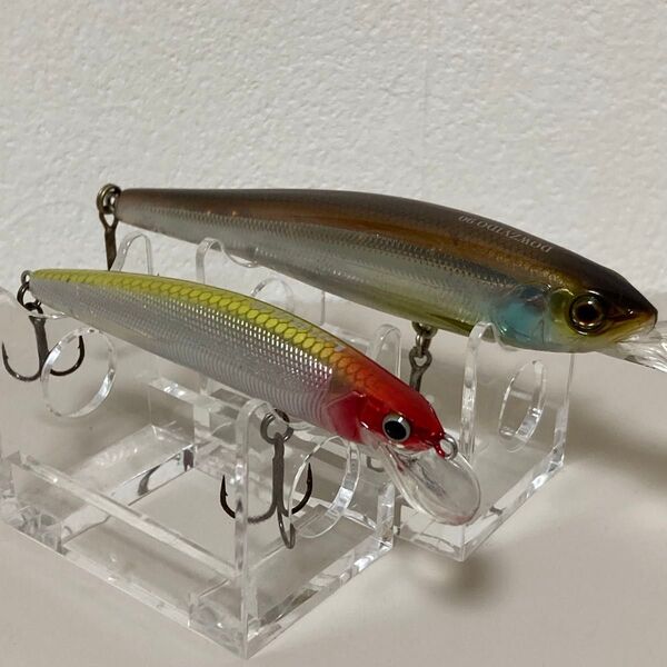 【ジャッカル2点】①DOWZVIDO(ダウズビドー90mm・10.7g)②Lill Bill70F(リルビル70mm・4.0g)