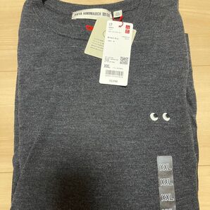 ユニクロANYA HINDMARCHメリノクルーネックセーター XXL新品