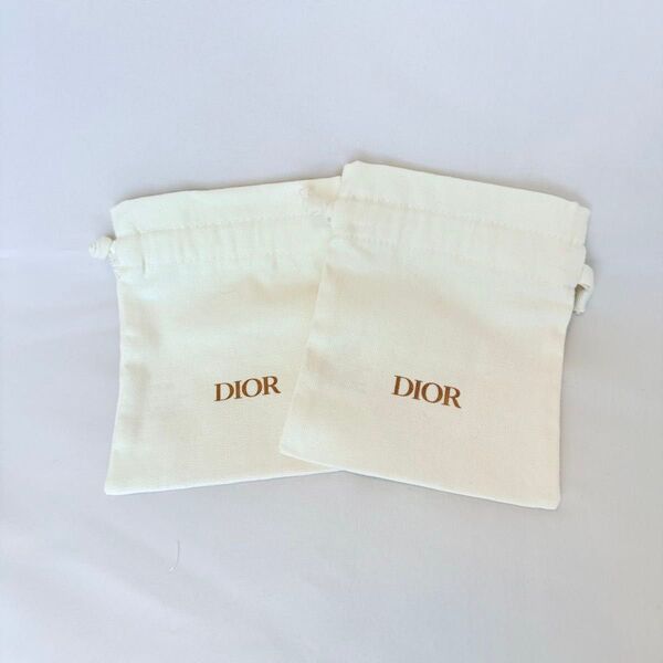 Dior ミニ巾着 2枚 ノベルティ 巾着ポーチ ディオール