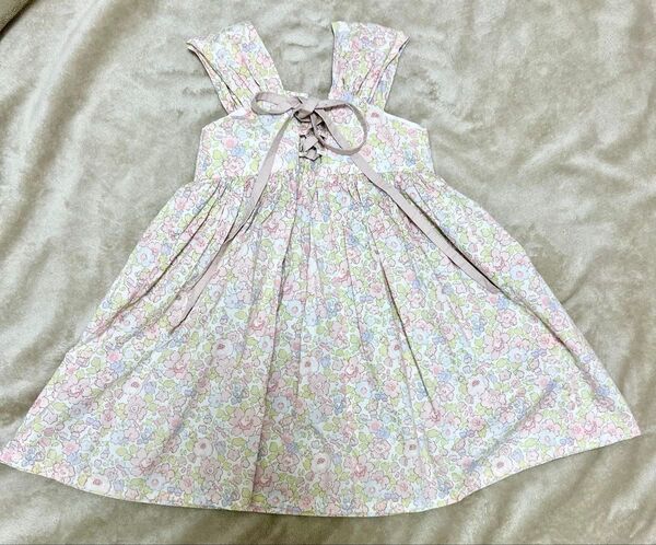 ハンドメイド リバティ ベッツィ ワンピース 90 Instagram 作家 lala