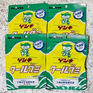 UHA味覚糖 クールグミ 八重山ゲンキ乳業 4袋セット