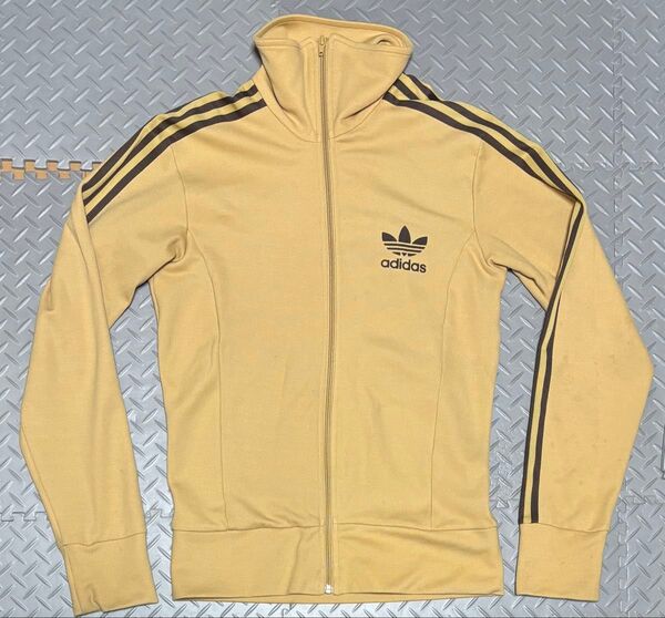adidas アディダス トラックジャケット ジャージ メンズ M ベージュ