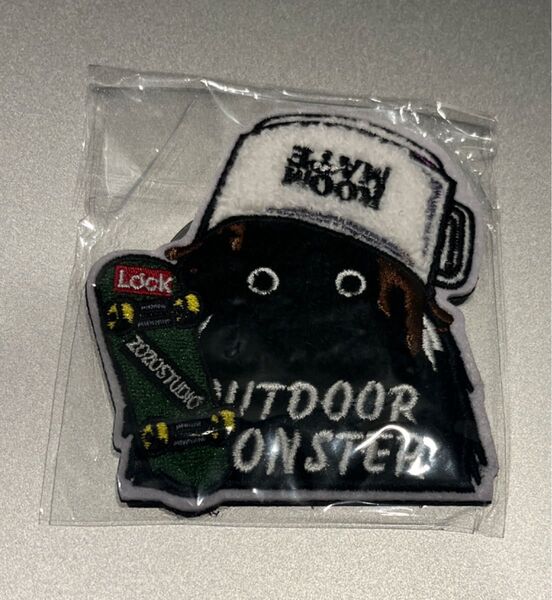 【新品未使用】アウトドアモンスター OUTDOOR MONSTER ワッペン ZOZO ROOMMATE もふもふモフモフ
