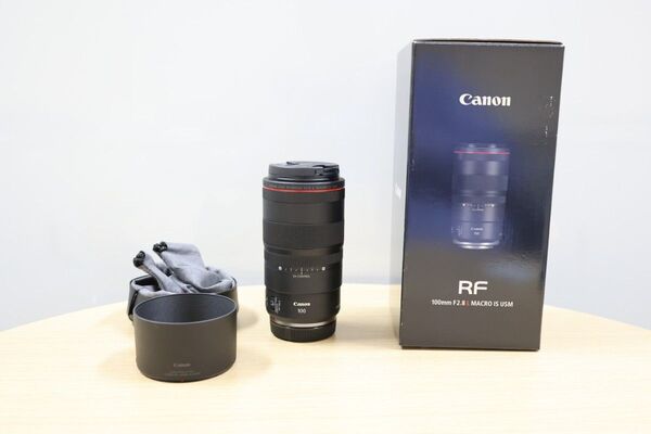 キヤノン Canon 単焦点レンズ RF100mm F2.8 L MACRO IS USM 中古 美品