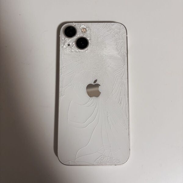 iPhone 13 128GBスターライト ジャンク品 傷有り Apple スマートフォン ホワイト