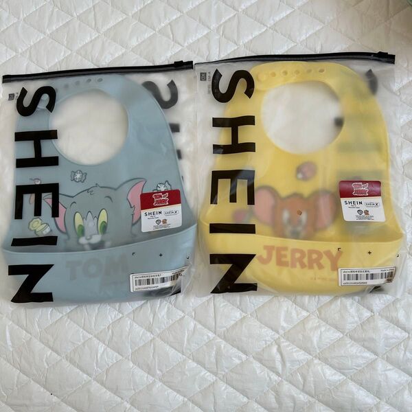 トムアンドジェリー お食事エプロン2枚セット SHEIN