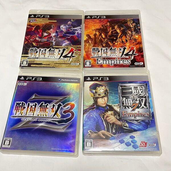 PS3 戦国無双 真・三國無双 ゲームソフト セット まとめ