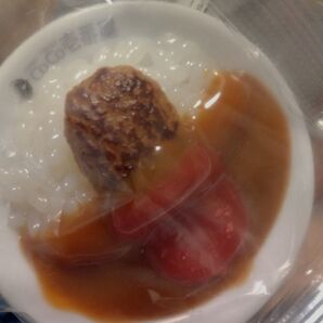 CoCo壱 ココイチ ミニチュアマスコット CoCo壱番屋 完熟カットトマトハンバーグカレー