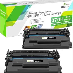 070H CRG-070H CRG070H ( 070 ) 互換トナーカートリッジ 2本 黒 大容量 10200 ページ