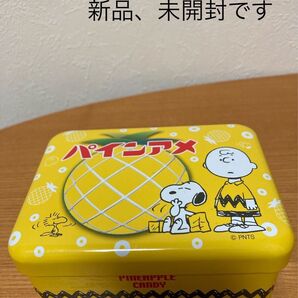 新品 数量限定 コラボ パインアメ スヌーピー パインアメ缶 キャンディ