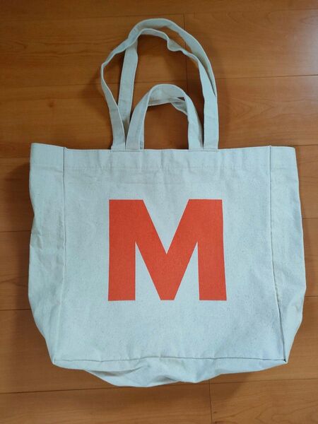 一点のみ MIGROS スイス スーパー コットン エコバッグ トート ショルダーバッグ 大きめ ミミエコバッグ