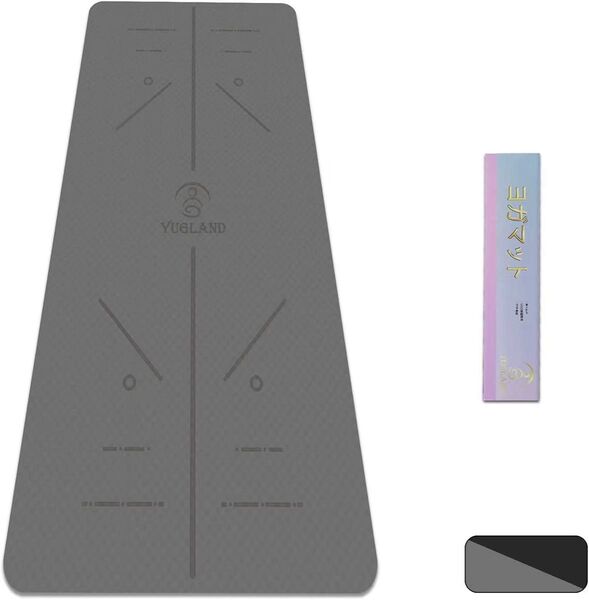 ヨガマット 6mm エクササイズマット TPEリング保護素材 フィットネスマット トレーニングマット ストレッチマット