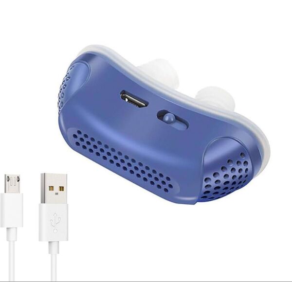電動ノーズクリップ いびき防止グッズ いびきグッズ いびき対策 イビキ防止 鼻呼吸 口呼吸 イビキ改善 ノーズプラグ 洗える