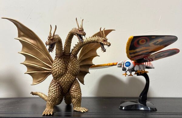デアゴスティーニ キングギドラ モスラ 成虫 フィギュア 東宝怪獣コレクション ゴジラ