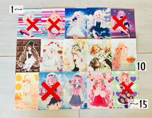 バラ売り可 人物ステッカー 女の子ステッカー 1枚95円 玄重様