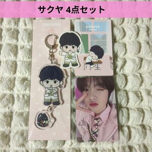 NCT WISH サクヤ トレカ コンプリート セット アクリルキーホルダー シール
