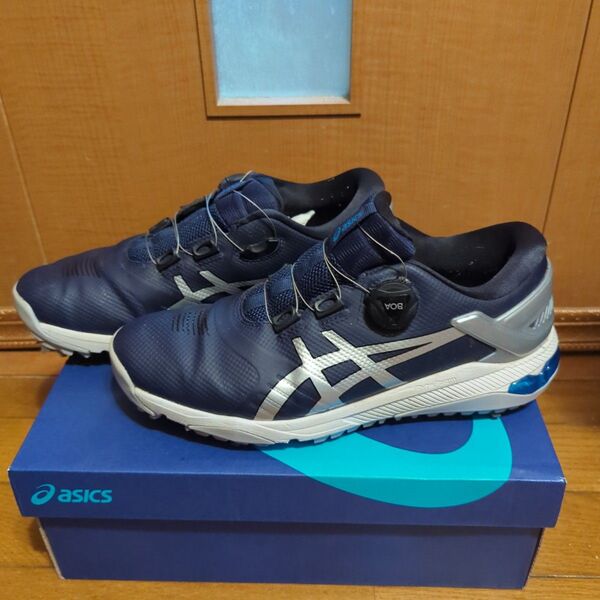 asics ゴルフシューズ ネイビー 26.0cm