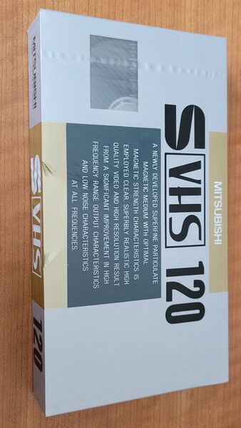 三菱 S-VHSビデオテープ 120分(ST-120M XR) 未使用