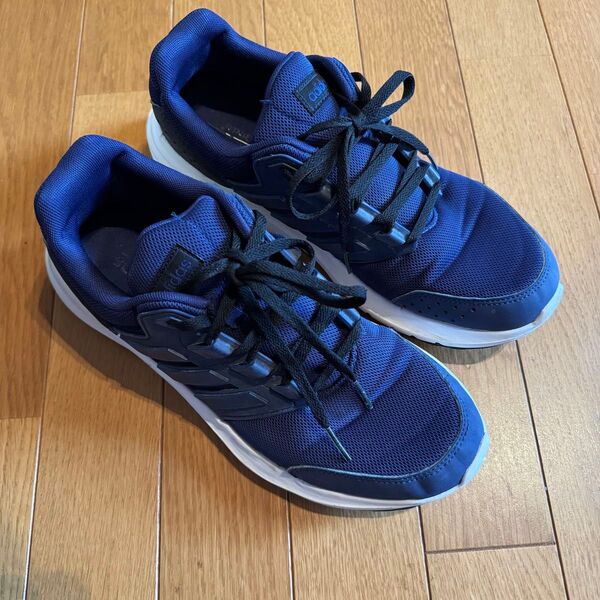 adidas アディダス ランニングシューズ 27cm ブルー 青 メンズ 靴 スニーカー