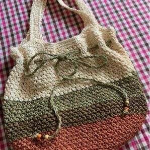 3can4on カゴバッグ バッグ 編み上げバッグ トートバッグ