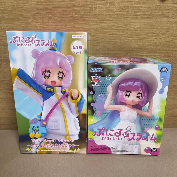 ぷにるはかわいいスライム Trio-Try-iT いつものかわいいぷにる ちょこのせプレミアムフィギュア 2個セット