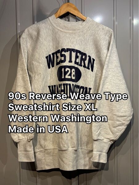 USA製 90s Cotton Exchange XL チャンピオン リバースウィーブ スウェットシャツ