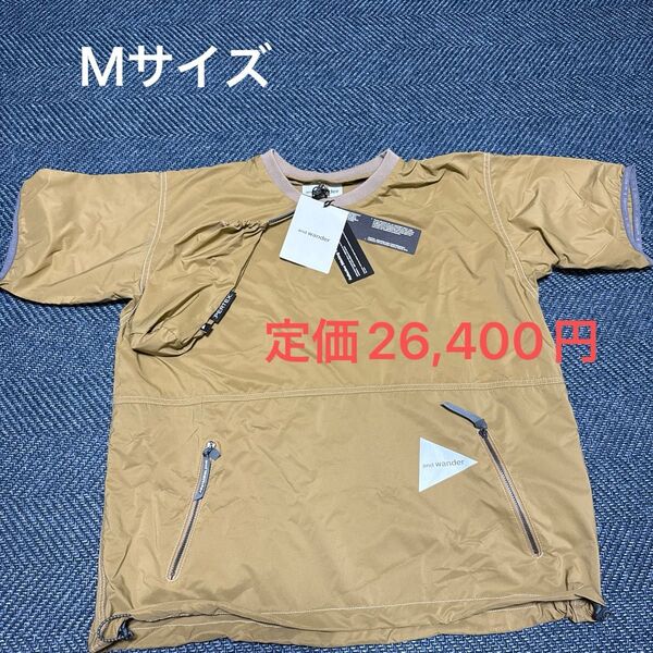 【新品タグ付】L and wander pertex wind T ベージュ M シャツ 山と道 アクシーズ アンドワンダー