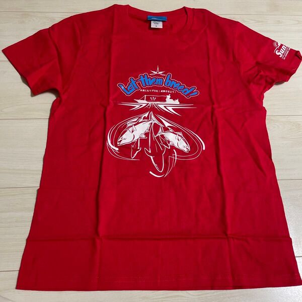 サンライズ Tシャツ 遊漁船 Mサイズ 赤 ★ sunrise