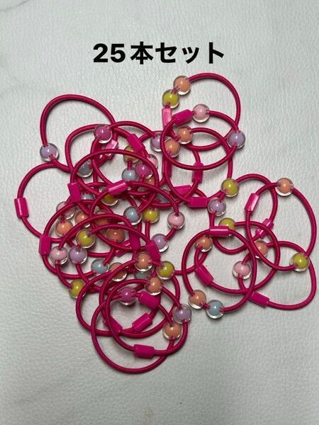 デコパーツ 貼り付け ヘアゴム子供用