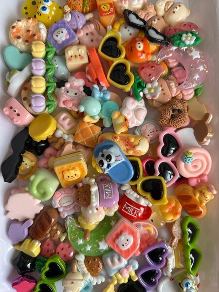 デコパーツ 100個 キャラなし サブパーツ