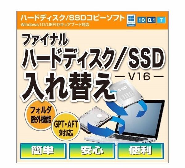 ファイナルハードディスク/SSD入れ替え(V16)バンドル版