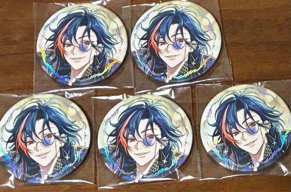 にじさんじ 魁星 7th Anniversary Art of NIJISANJI 箔押し缶バッジ
