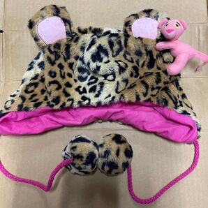 USJ ヒョウ柄 ピンクパンサー ファンキャップ