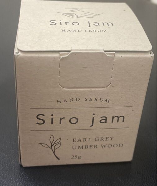 Siro jam ハンドセラム アールグレイ・アンバーウッド 25g