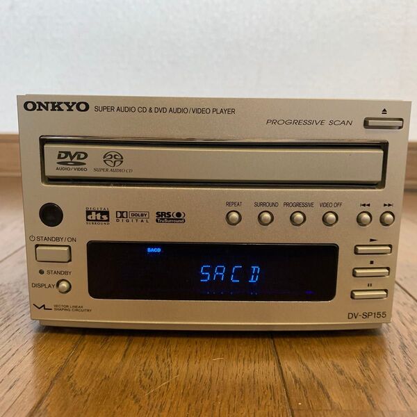ONKYO オンキョー INTEC155 ユニバーサルプレーヤー DVDオーディオ SACD対応 DV-SP155 (S)