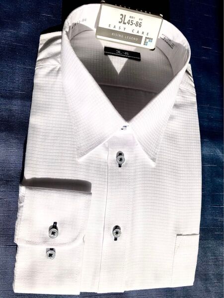 ai ノ-アイロンワイシャツ3L長袖高質品新品 定価¥6980円