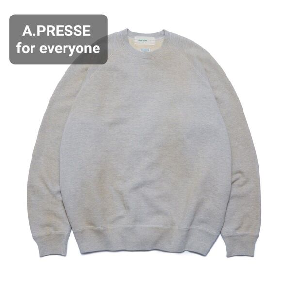 新品 A.PRESSE for everyone vintage crew sweat Mサイズ サイズ2