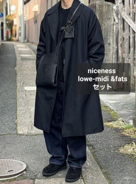 niceness lowe-midi & fats ナイスネス バッグセット