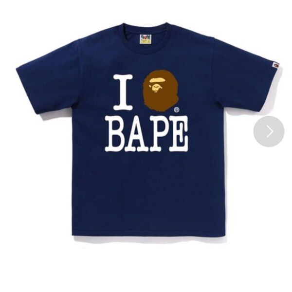 エイプ BAPE Tシャツ アイラブTシャツ 夏服 【Largeサイズ】