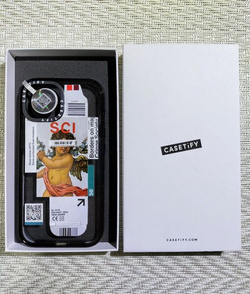 CASETiFY インパクトケース iPhone 15 エンジェル 天使 Below 30 Degrees ケースティファイ