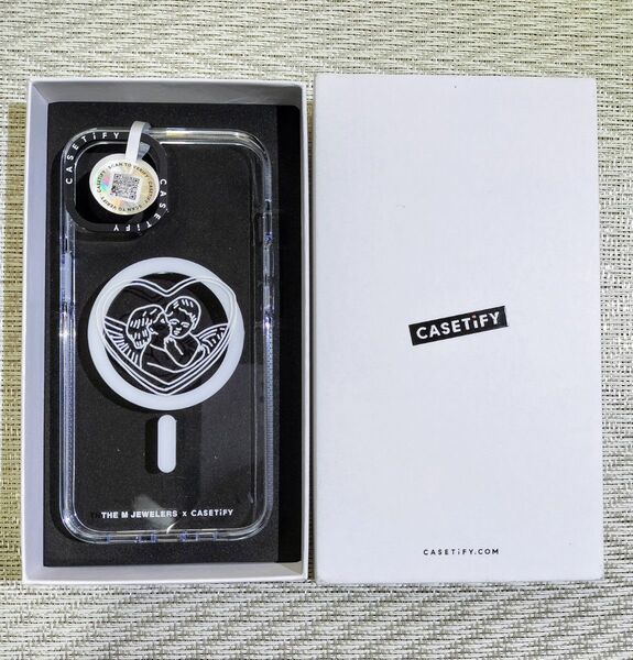 CASETiFY クリアケース iPhone 14 MagSafe対応 Angel Luv ケースティファイ 天使 エンジェル