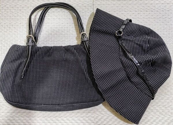 TOPKAPI トートバッグ 帽子 セット レディース ドット柄 ブラック